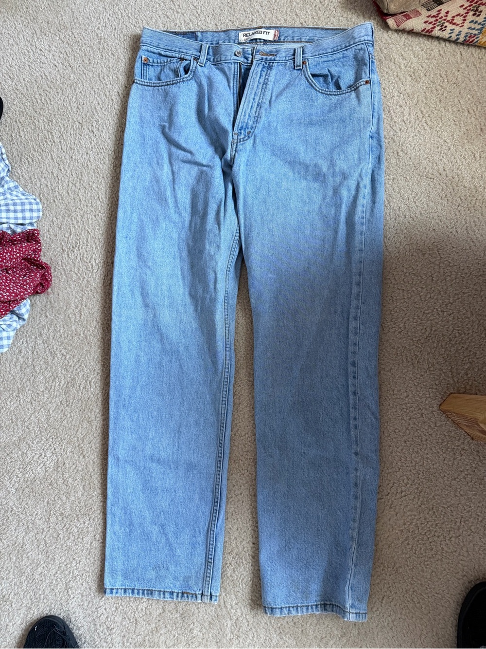 Levi's Light Blue Straight Jeans